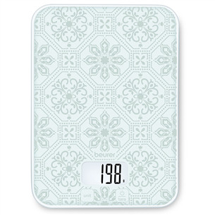 Beurer KS 19 Vintage, white/green - Kitchen scale KS19VINTAGE
