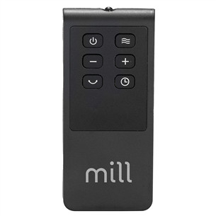 Mill, 1500 W, juodas - Keramikinis ventiliatorius-šildytuvas