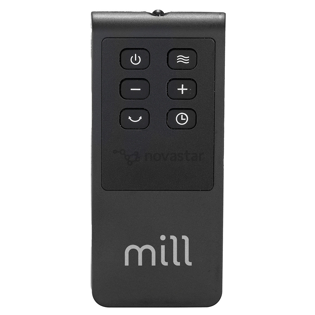 Mill, 1500 W, juodas - Keramikinis ventiliatorius-šildytuvas