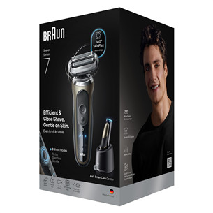 Braun Series 7, Wet & Dry, коричневый - Бритва