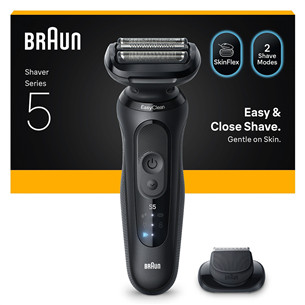 Braun Series 5, Wet & Dry, черный - Бритва 52-N1200S