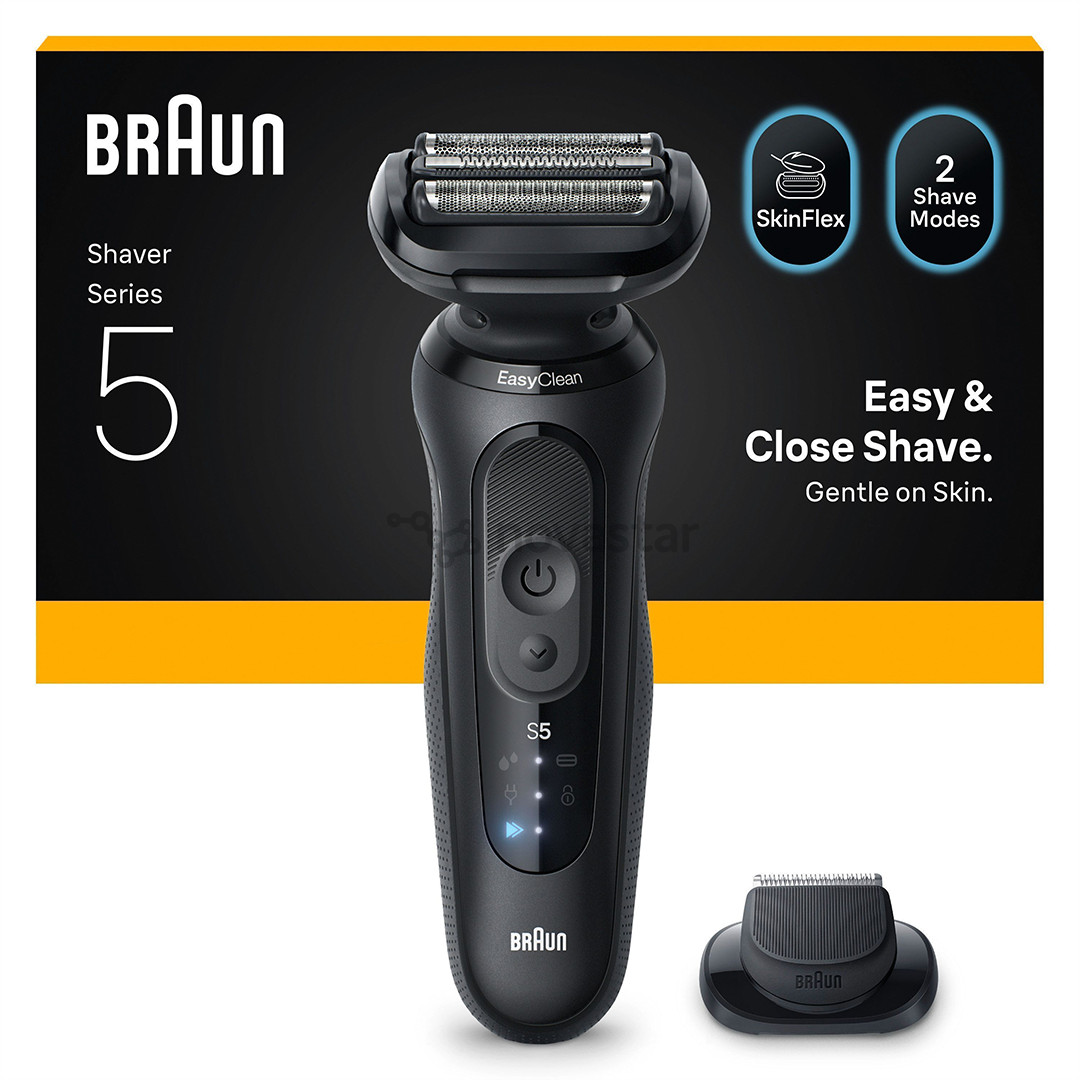 Braun Series 5, Wet & Dry, черный - Бритва