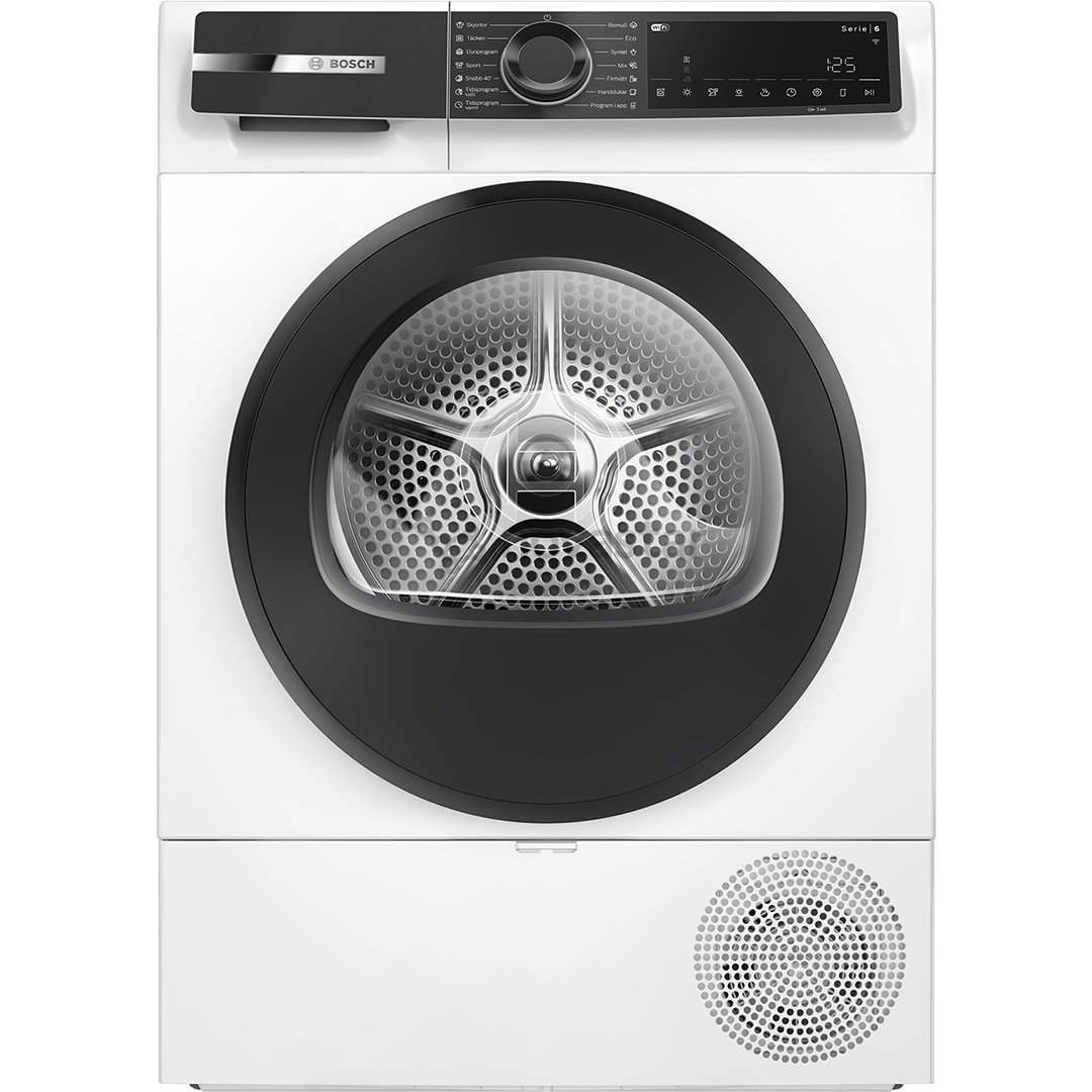 Bosch, Series 6, 9 kg, depth 61.3 cm - Clothes dryer