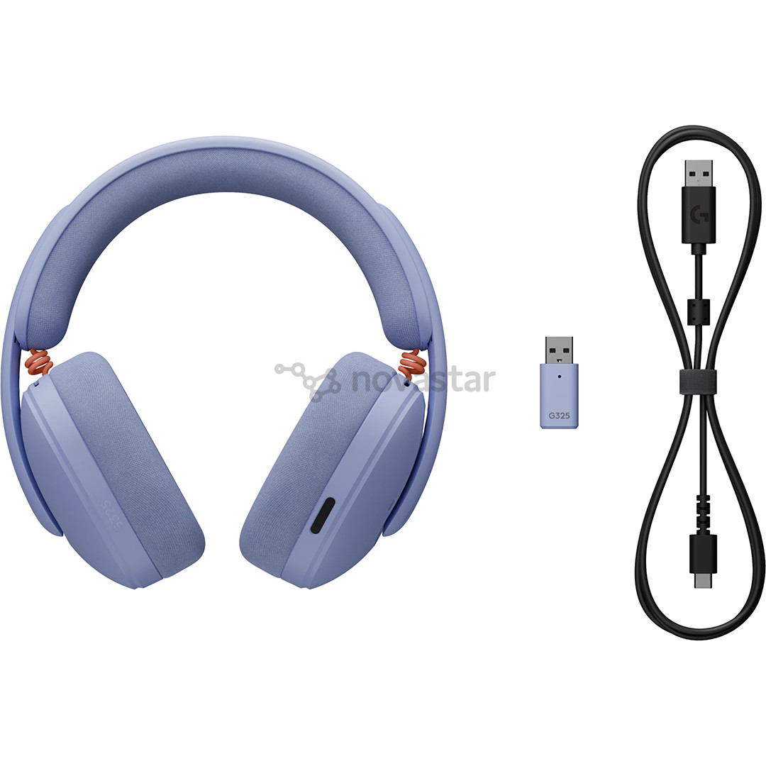 Logitech G325 LIGHTSPEED Wireless Gaming Headset, violetinės - Belaidės ausinės