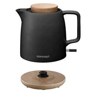 Concept, 1200 W, 1 L, black - Kettle