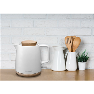 Concept, 1200 W, 1 L, white - Kettle