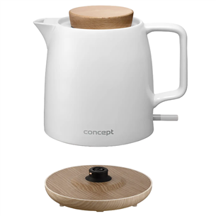 Concept, 1200 W, 1 L, white - Kettle