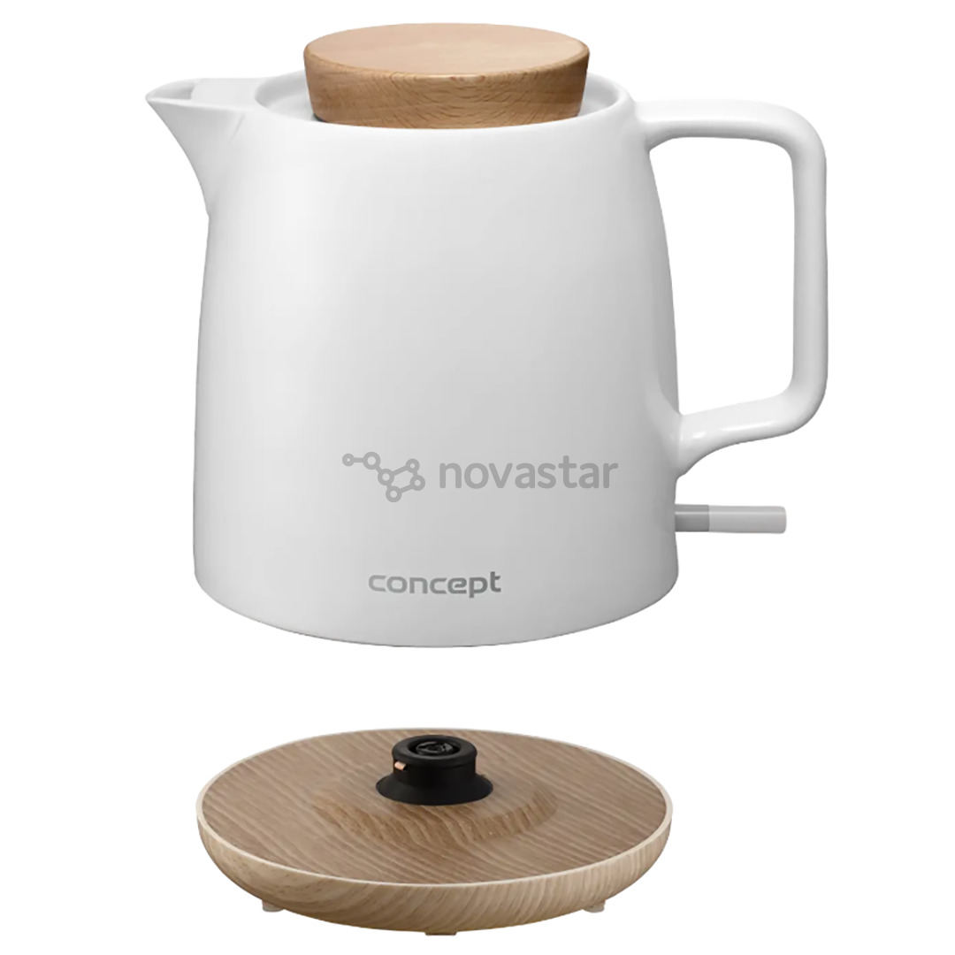 Concept, 1200 W, 1 L, white - Kettle