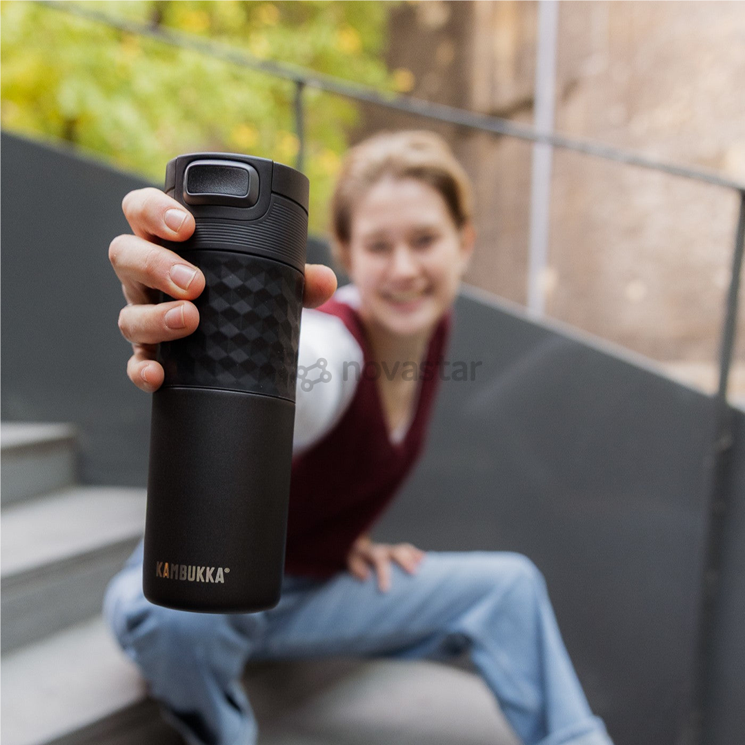 Kambukka Etna Grip, 500 ml, black - Thermal bottle