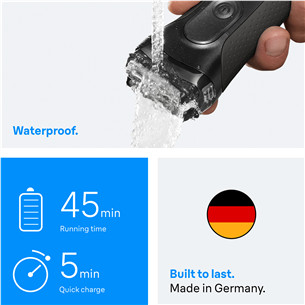 Braun Series 3+, grey - Shaver