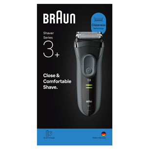 Braun Series 3+, серый - Бритва