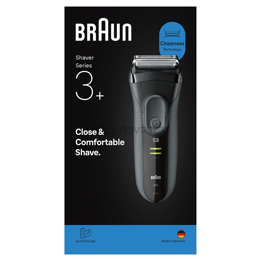 Braun Series 3+, серый - Бритва