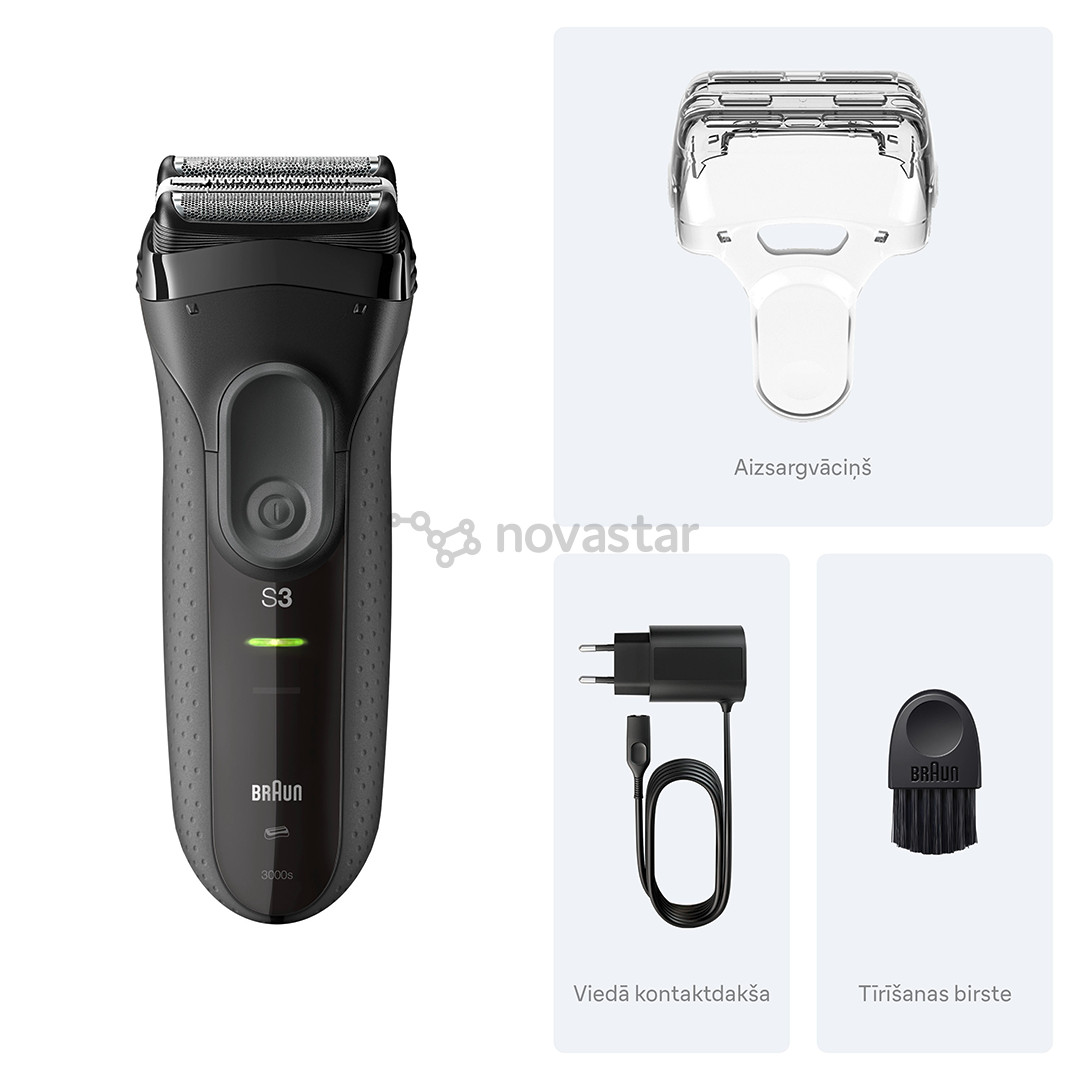 Braun Series 3+, grey - Shaver