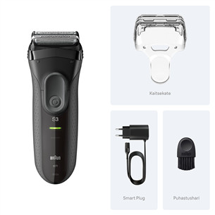 Braun Series 3+, grey - Shaver