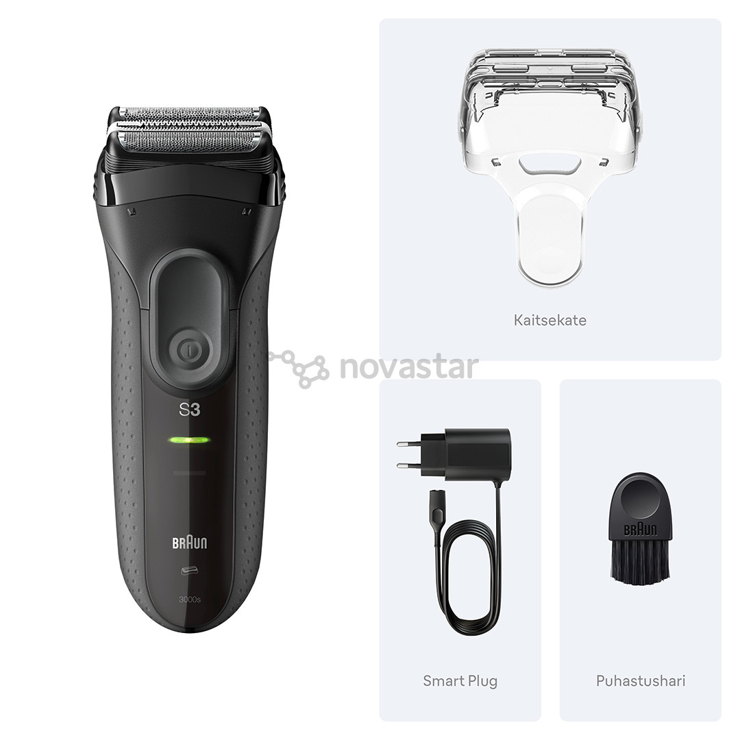 Braun Series 3+, grey - Shaver