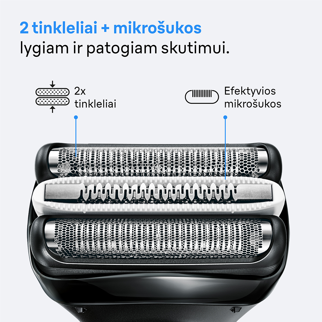 Braun Series 3+, серый - Бритва