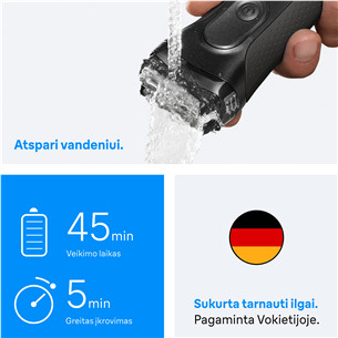 Braun Series 3+, grey - Shaver