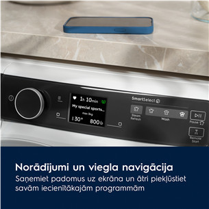 Electrolux 900 Series PerfectCare, 11 кг, глубина 63.6 см, 1600 об/мин - Стиральная машина с передней загрузкой