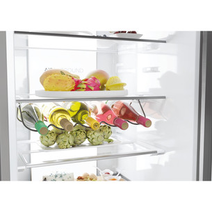 Haier 3D 60 Series 7, No Frost, 414 L, aukštis 205 cm, tamsaus nerūdijančio plieno - Šaldytuvas