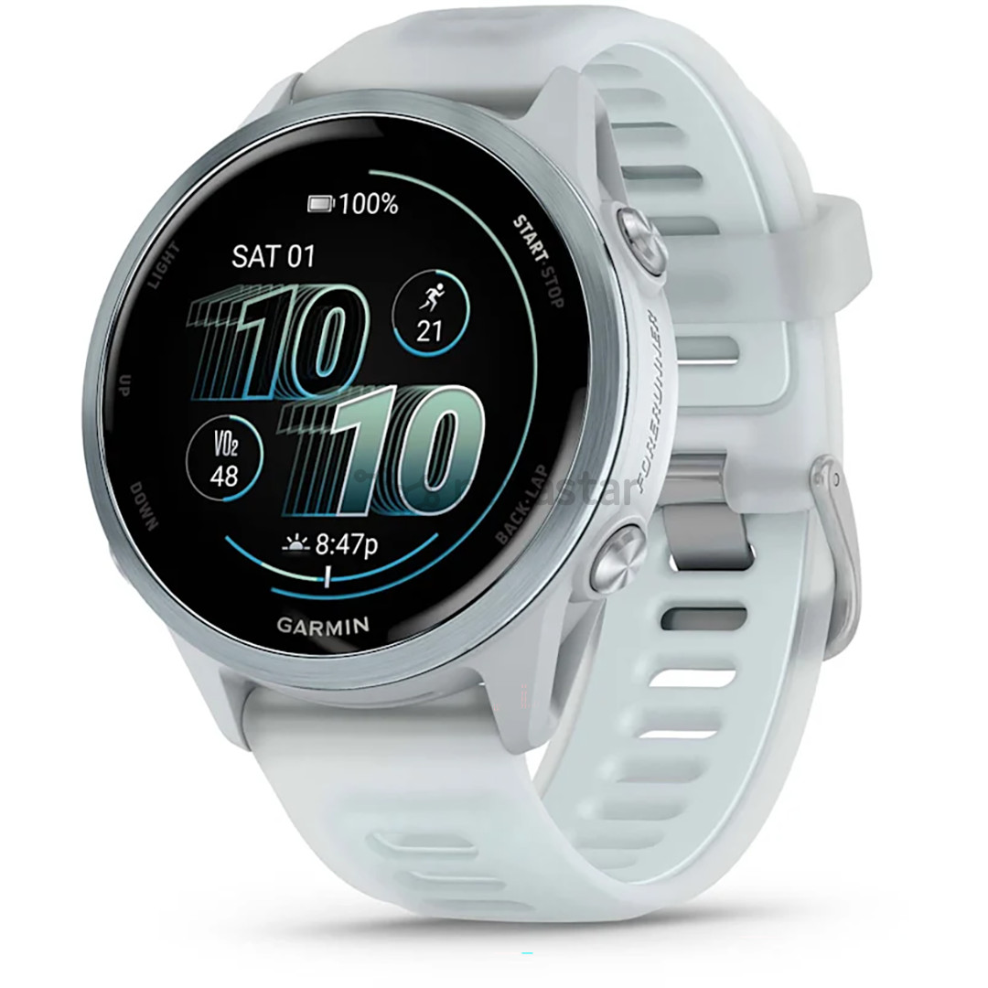 Garmin Forerunner 570, 42mm, baltas/šviesiai mėlynas - Sportinis laikrodis