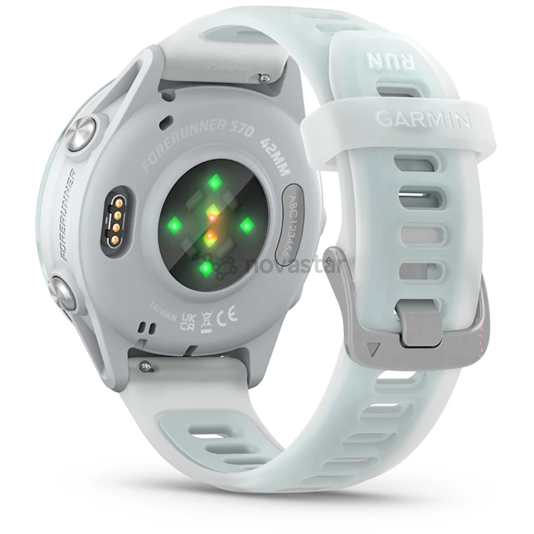 Garmin Forerunner 570, 42mm, baltas/šviesiai mėlynas - Sportinis laikrodis