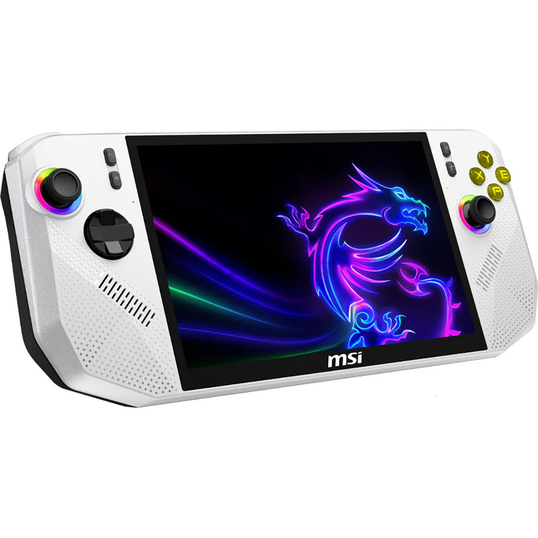 MSI Claw A8 BZ2EM, 8'', 120 Hz, FHD+, Z2 Extreme, 24 GB, 1 TB, balta - Nešiojama žaidimų konsolė
