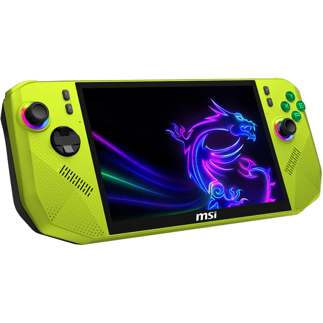 MSI Claw A8 BZ2EM, 8'', 120 Гц, FHD+, Z2 Extreme, 24 ГБ, 1 ТБ, зеленый - Карманный компьютер