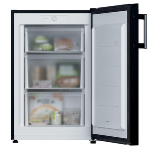 Candy City Mini Freezer 300, 90 L, aukštis 86 cm, juodas - Šaldiklis