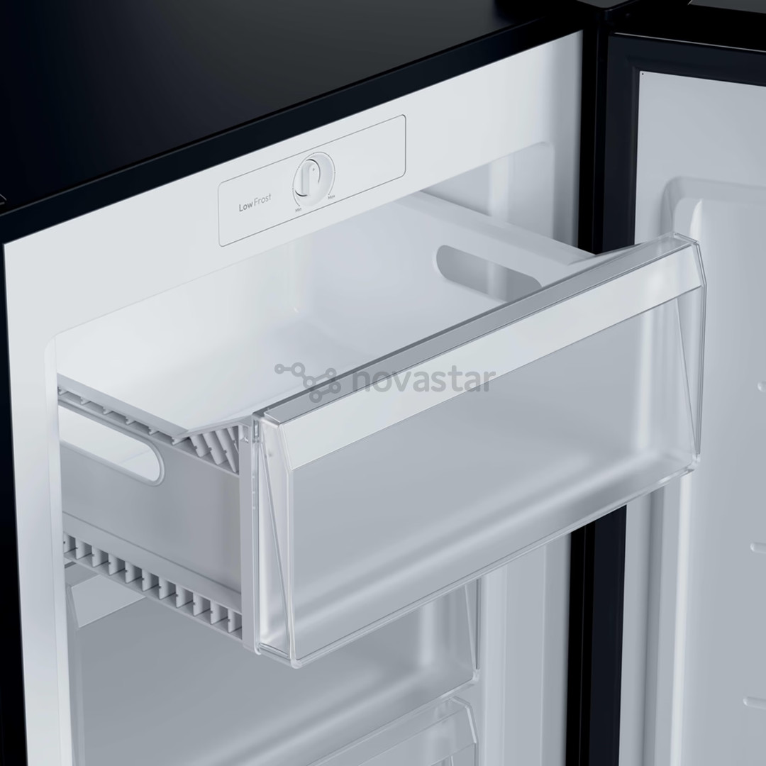 Candy City Mini Freezer 300, 90 L, aukštis 86 cm, juodas - Šaldiklis