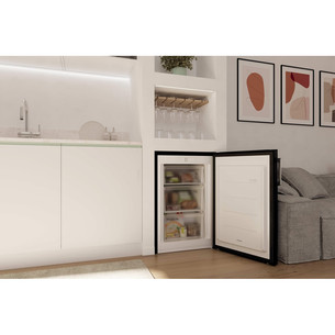 Candy City Mini Freezer 300, 90 L, aukštis 86 cm, juodas - Šaldiklis