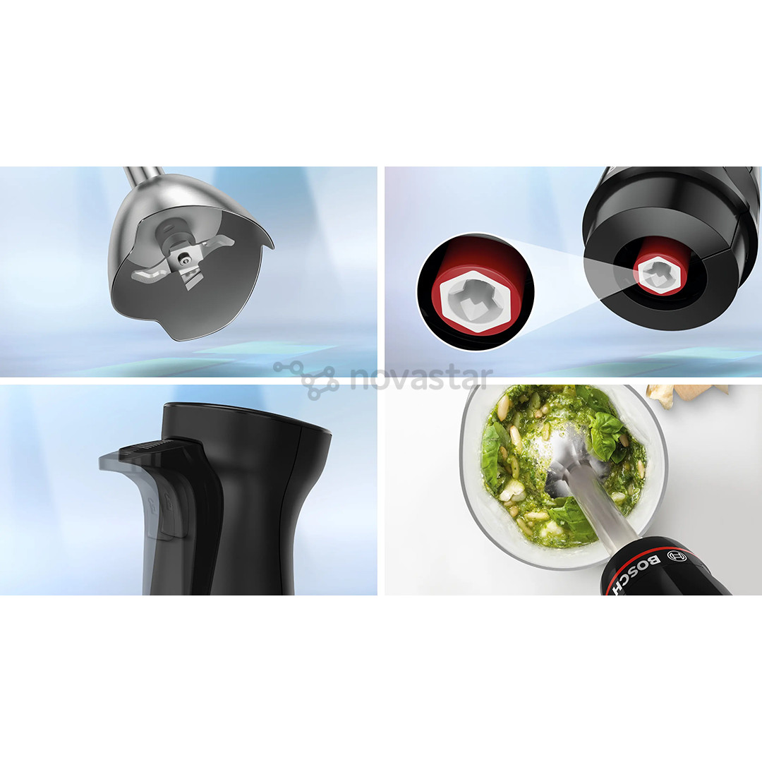 Bosch ErgoMaster, Series 4, 1000 Вт, черный - Погружной блендер