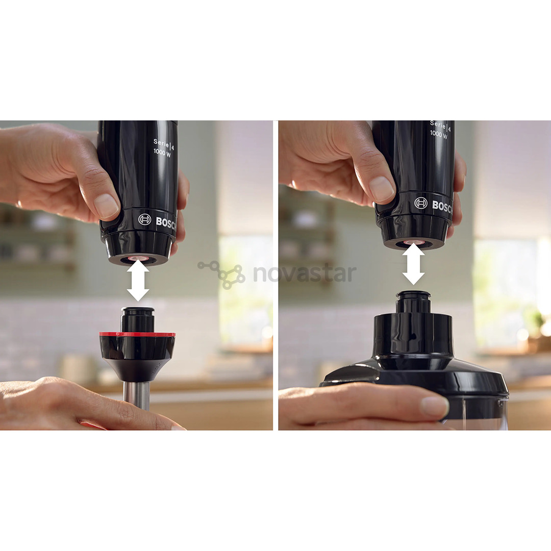 Bosch ErgoMaster, Series 4, 1000 Вт, черный - Погружной блендер