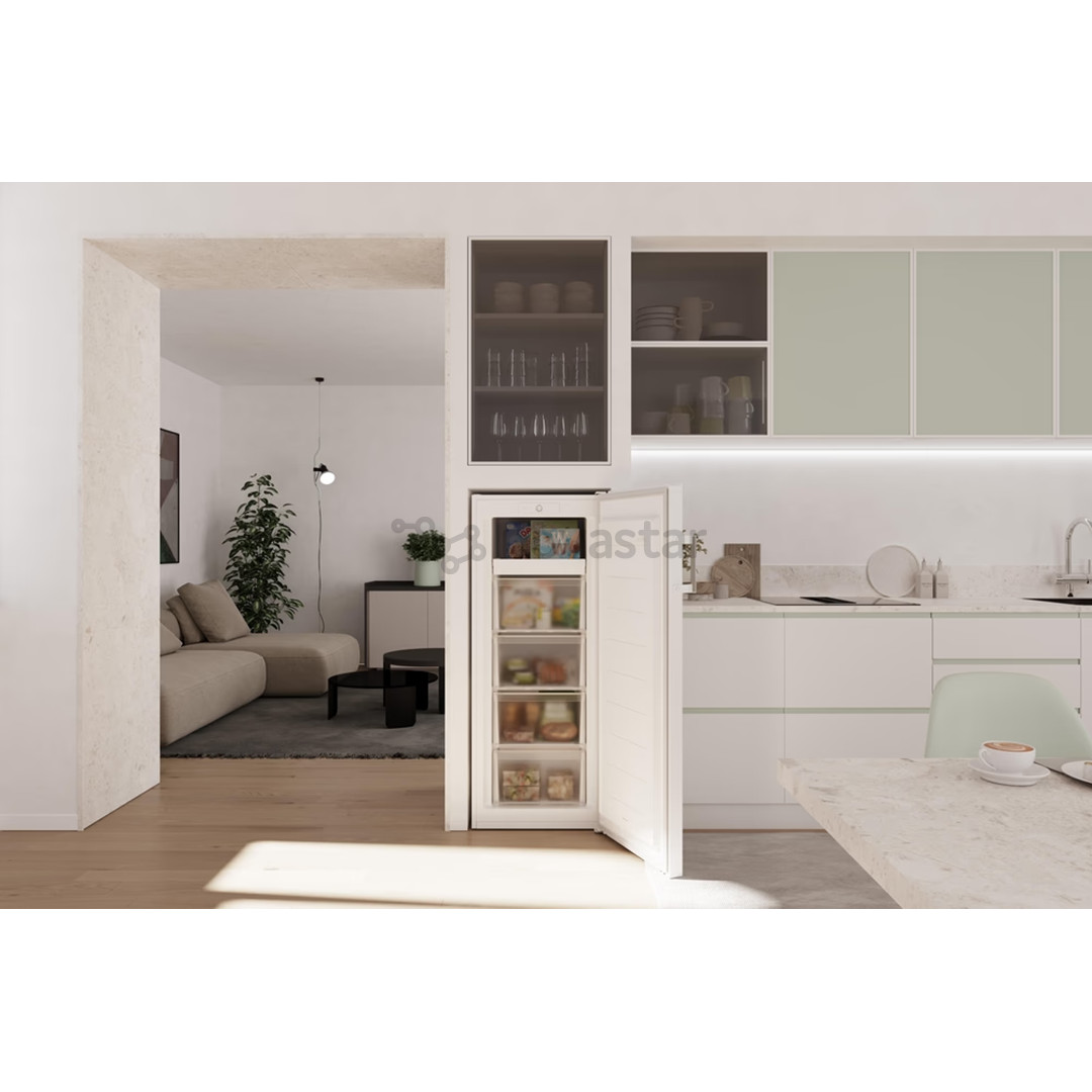 Candy Up Freezer 300, 169 L, aukštis 138 cm, baltas - Freezer
