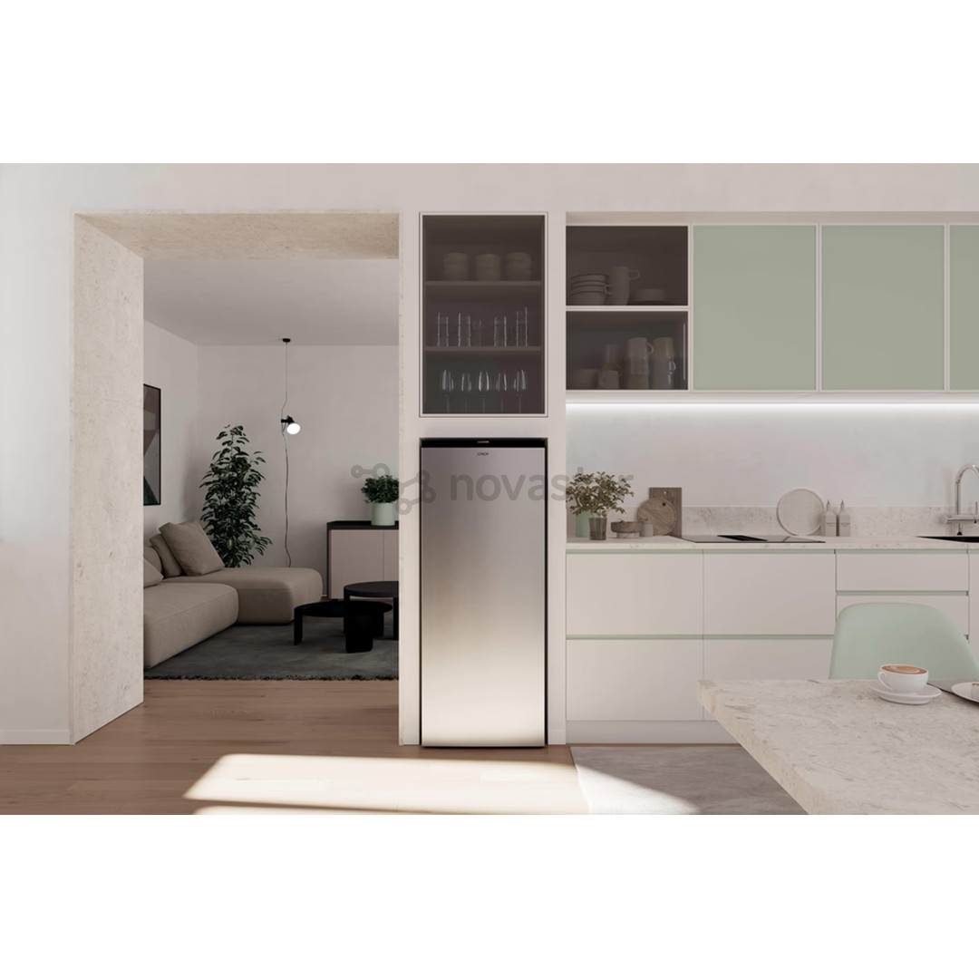 Candy Up Freezer 300, 169 L, aukštis 138 cm, pilkas - Šaldiklis