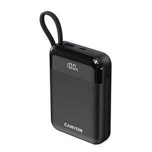 Canyon OnPower 104, 10000 mAh, juoda - Išorinė baterija CNS-CPB104B