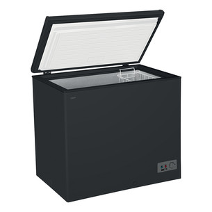 Candy Artico, 196 L, height 85 cm, black - Chest freezer