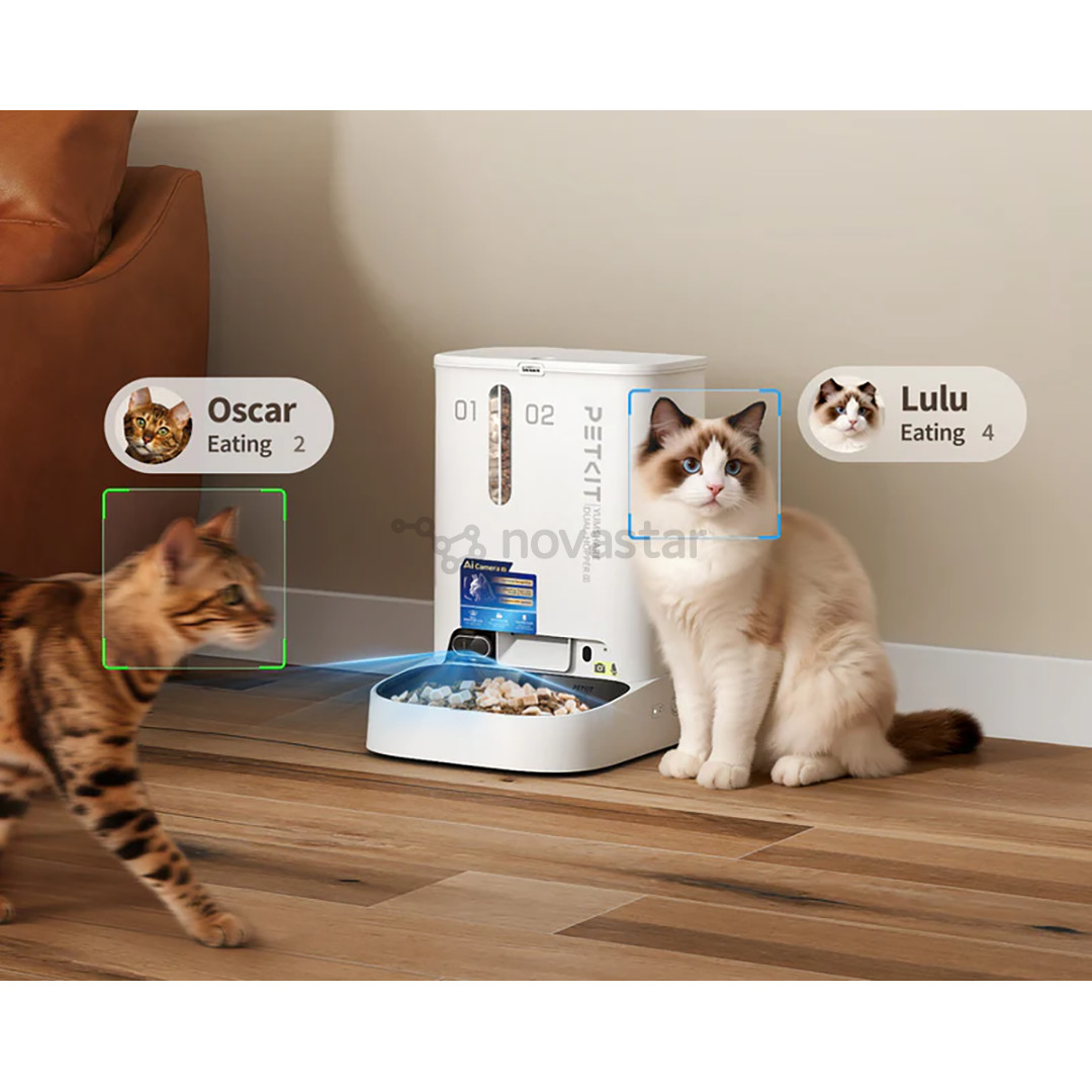 Petkit YumShare Dual-hopper 2, белый - Автоматическая кормушка для домашних животных с камерой