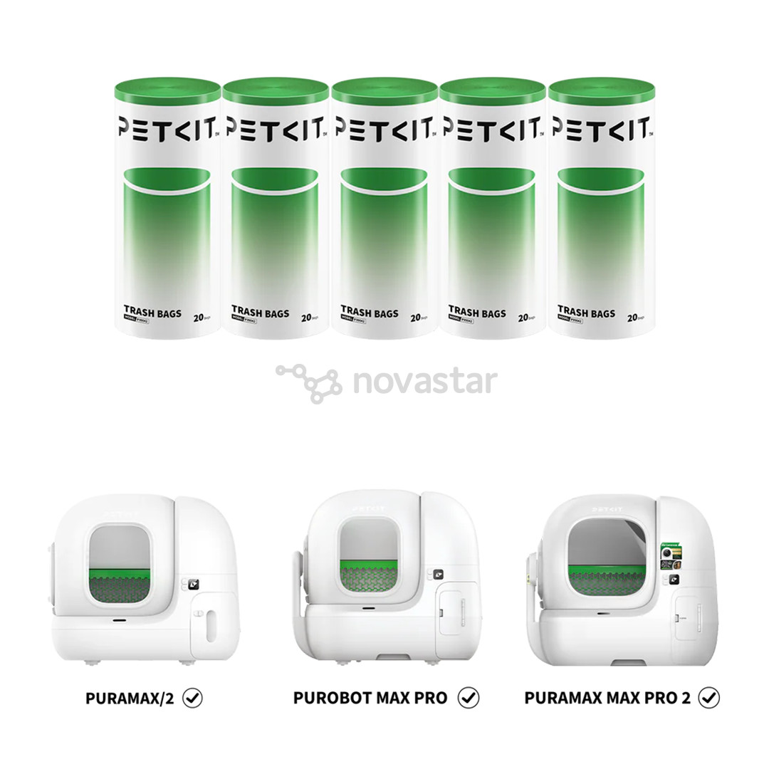 Petkit, 5x20 шт. - Мусорные мешки