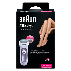 Braun Silk-épil, violetinis - Skustuvas