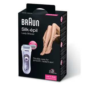 Braun Silk-épil, violetinis - Skustuvas