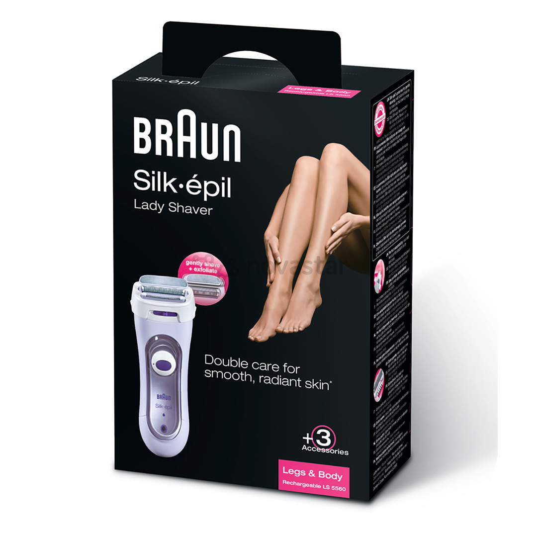 Braun Silk-épil, violetinis - Skustuvas