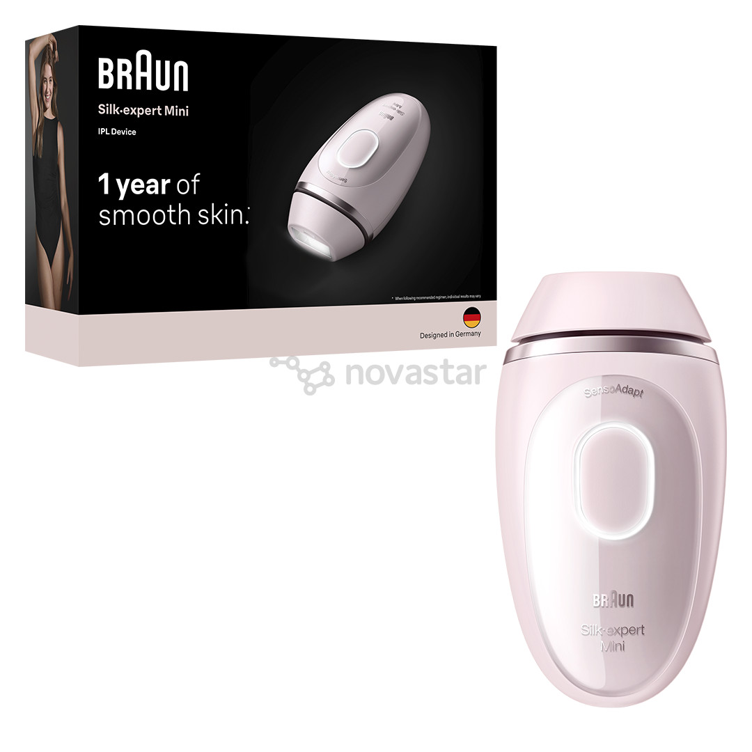 Braun Silk-expert Mini, rožinis - Fotoepiliatorius