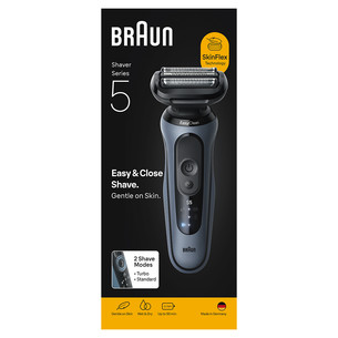 Braun Series 5, Wet & Dry, синий - Бритва