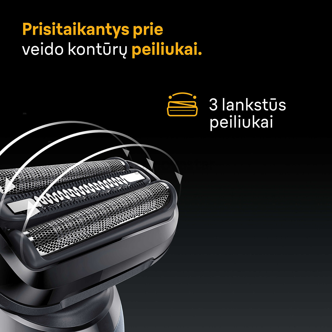 Braun Series 5, Wet & Dry, синий - Бритва