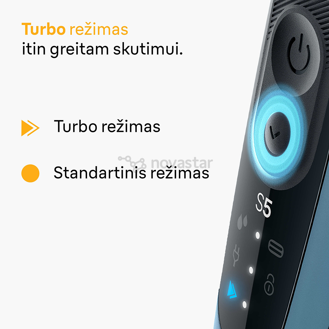 Braun Series 5, Wet & Dry, синий - Бритва