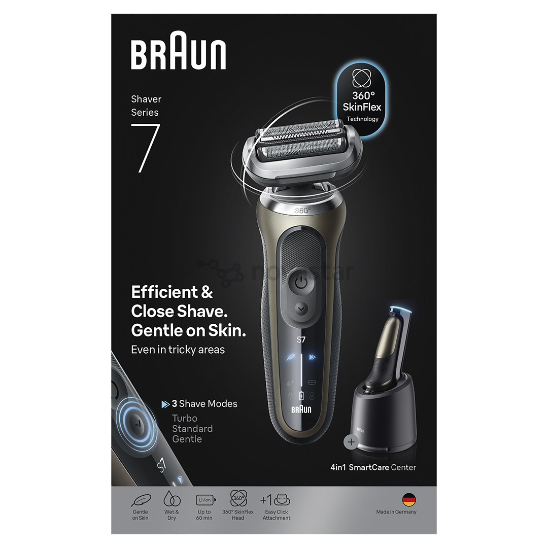 Braun Series 7, wet & dry, ruda - Barzdaskutė