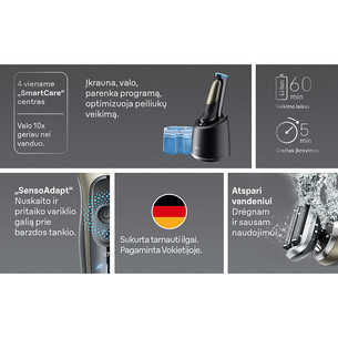 Braun Series 7, wet & dry, ruda - Barzdaskutė