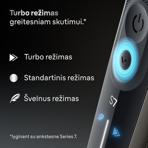 Braun Series 7, wet & dry, ruda - Barzdaskutė