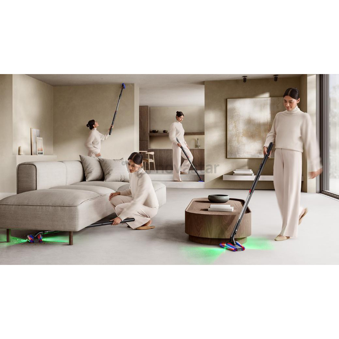 Dyson PencilVac Fluffycones™, черный/серый - Беспроводной пылесос