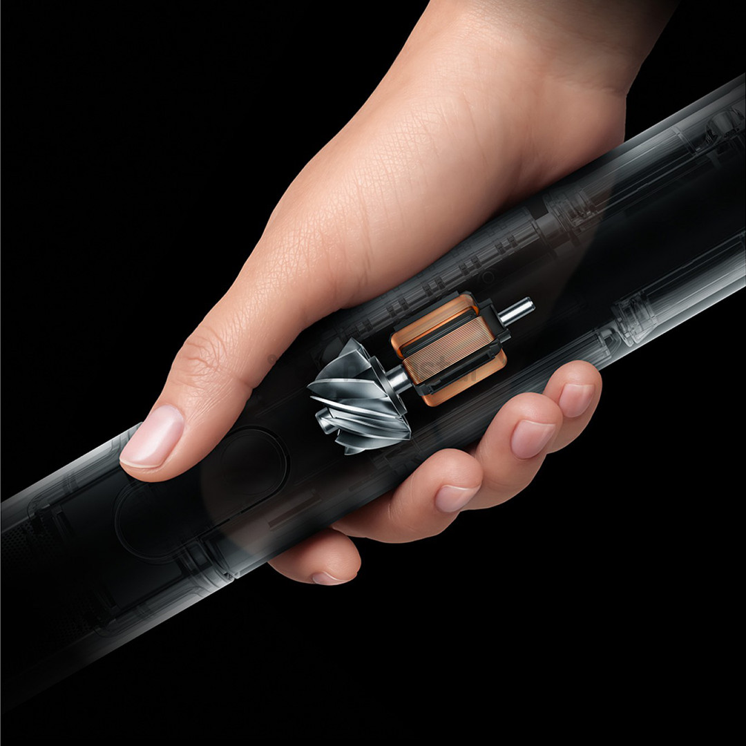 Dyson PencilVac Fluffycones™, черный/серый - Беспроводной пылесос